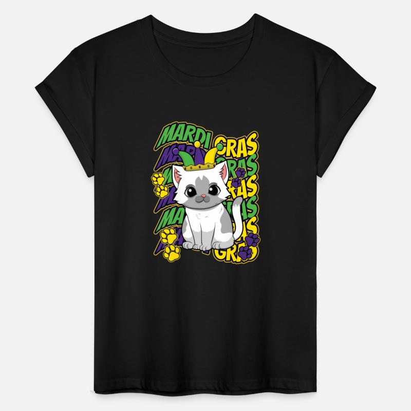 Cute Cat Beads Festival Parade Mardi Gras