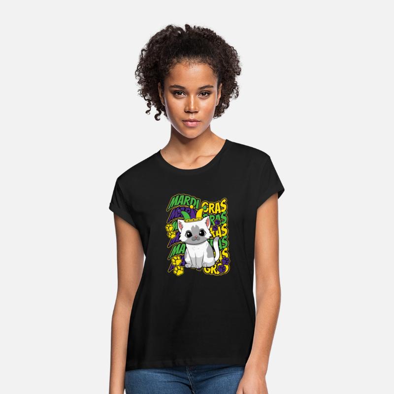 Cute Cat Beads Festival Parade Mardi Gras