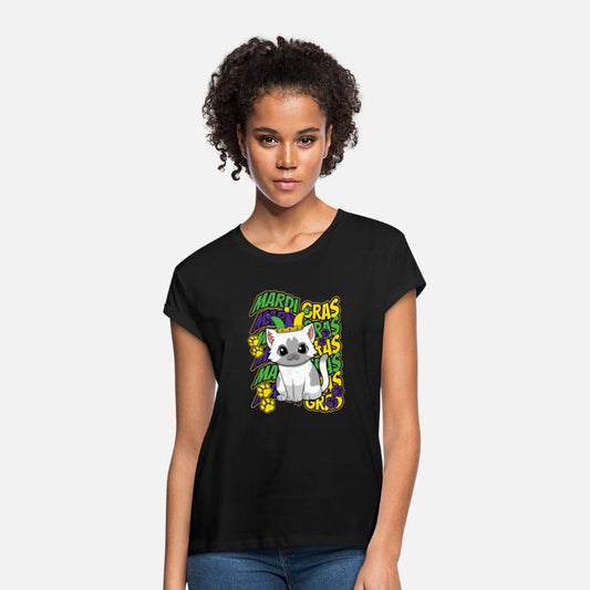 Cute Cat Beads Festival Parade Mardi Gras