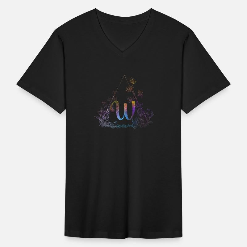 Cute Floral Monogram W | Monogram W