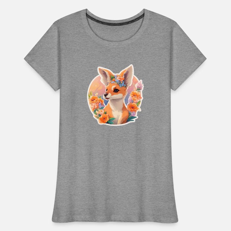 Cute kangaroo nice Ai design t-shirt