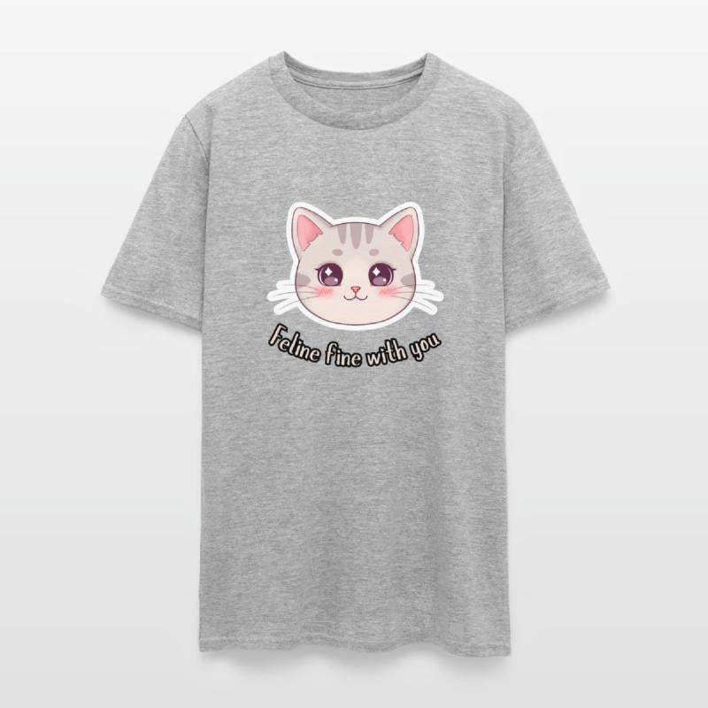 Cute Kawaii Cat with Sparkly Eyes