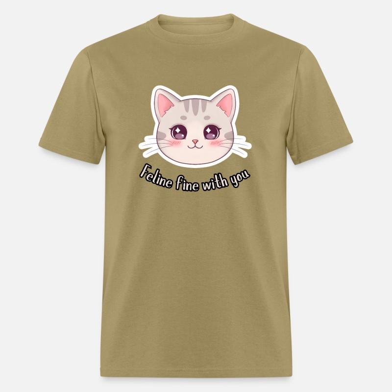 Cute Kawaii Cat with Sparkly Eyes