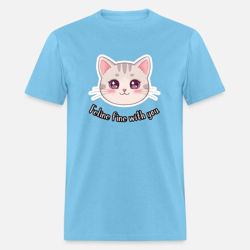 Cute Kawaii Cat with Sparkly Eyes