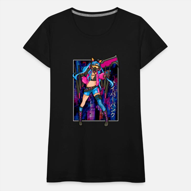 Cute Vaporwave Anime Girl Aesthetic EDM Music