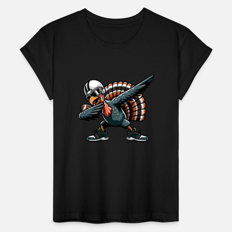 Dabbing Turkey Men Football Thanksgiving