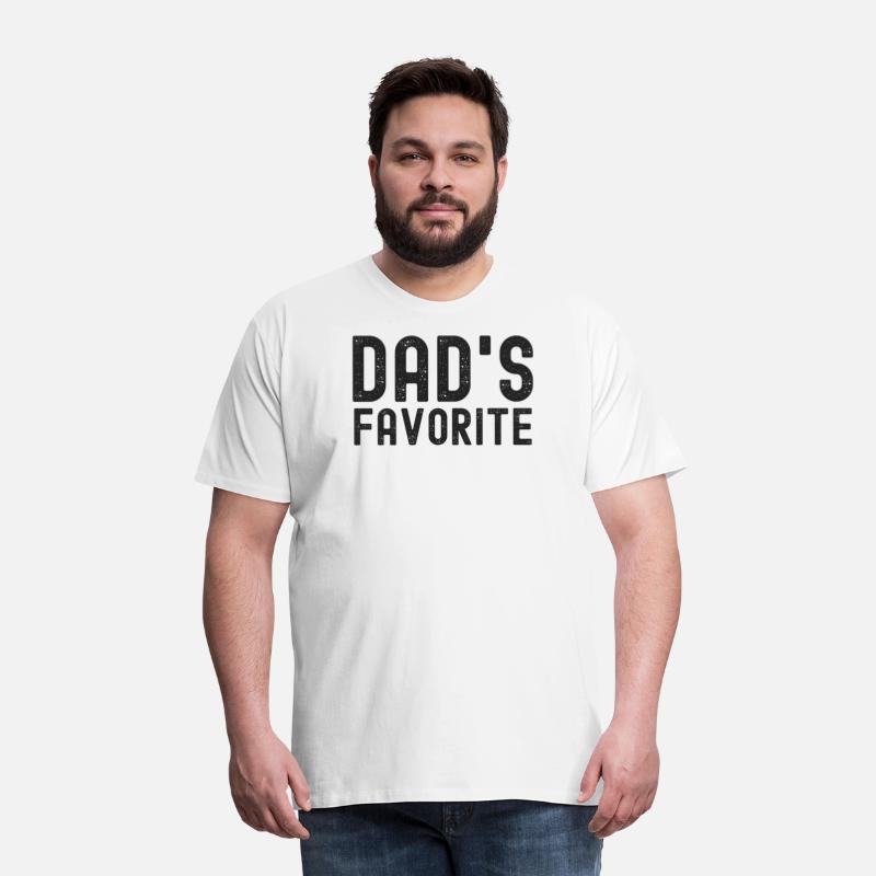 DAD'S FAVORITE (distressed black text)