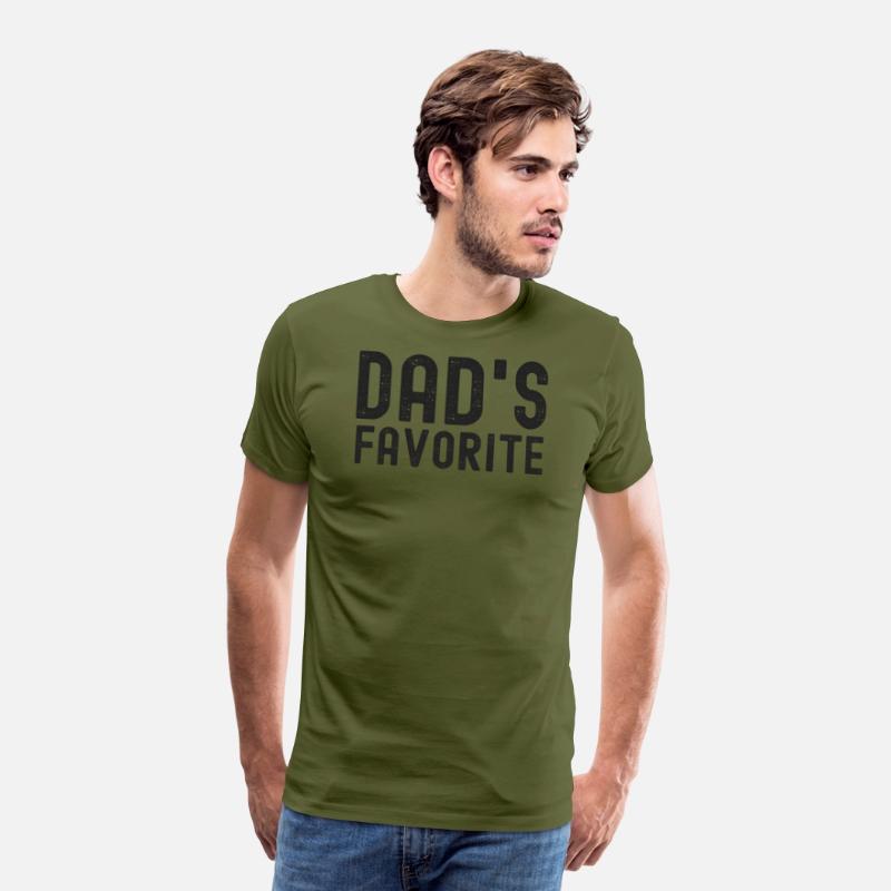 DAD'S FAVORITE (distressed black text)