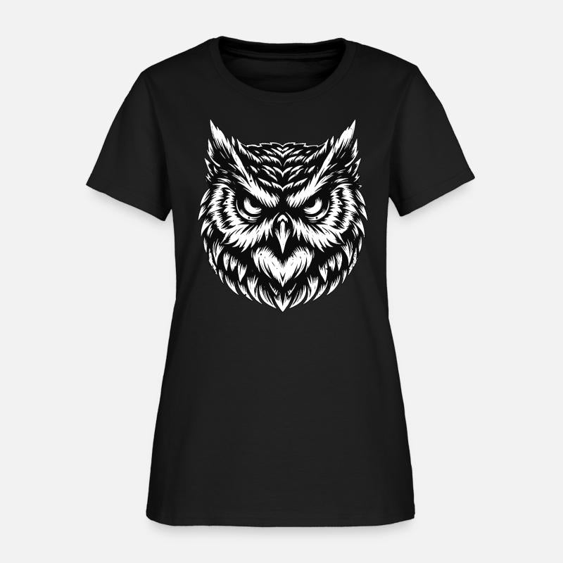 Dark Art Owl Bird Face Ghost Wild Night Life