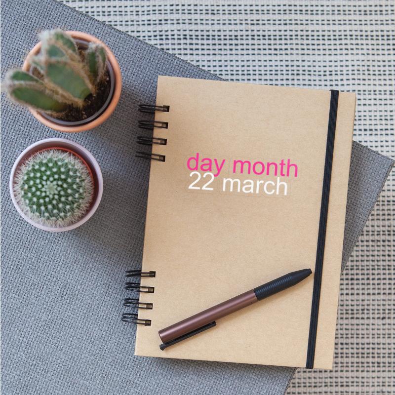day month 22 march