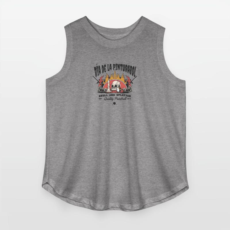 Day of paintball, skull n splatter