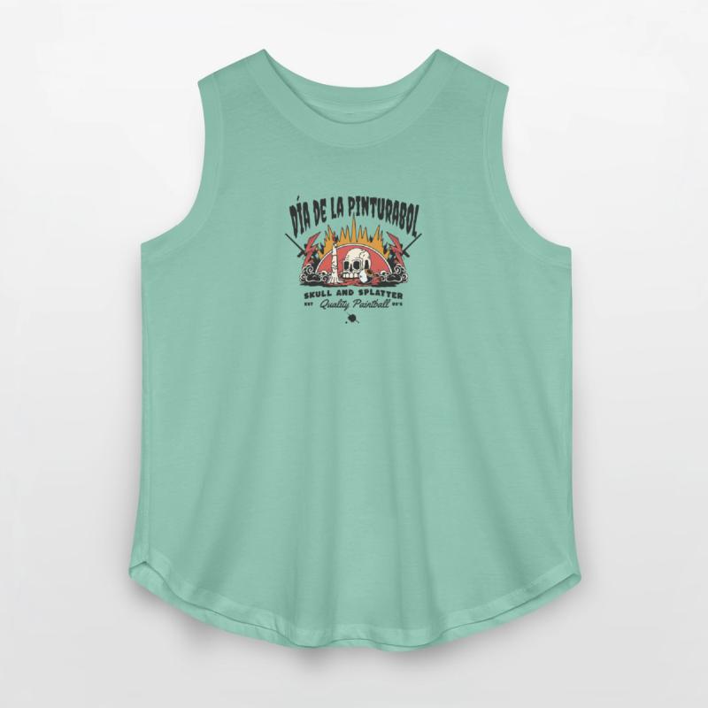 Day of paintball, skull n splatter