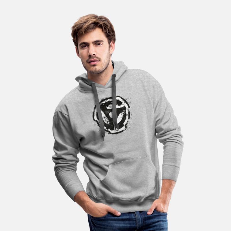 DJ Vinyl Design 45 rpm Record Adaptor (Outline)