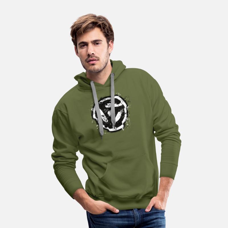 DJ Vinyl Design 45 rpm Record Adaptor (Outline)