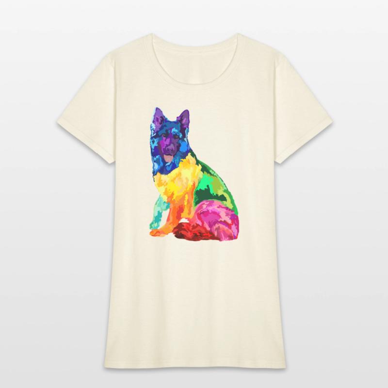 Dog Colorful German Shepherd s