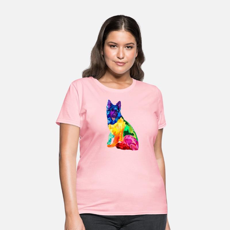 Dog Colorful German Shepherd s