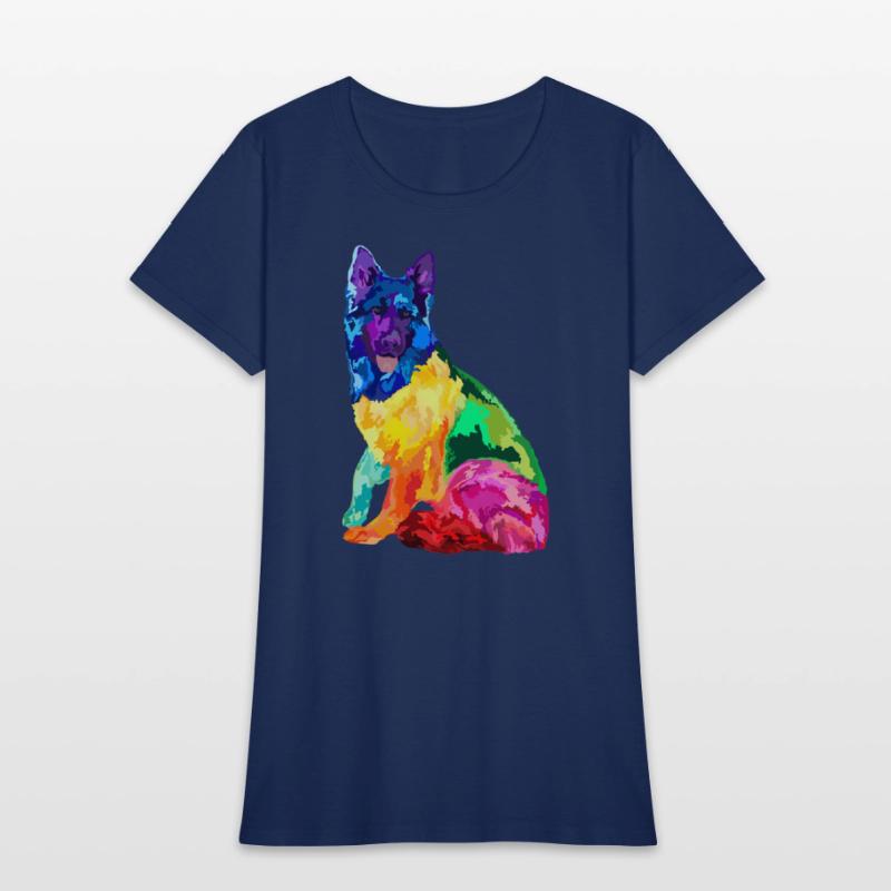Dog Colorful German Shepherd s