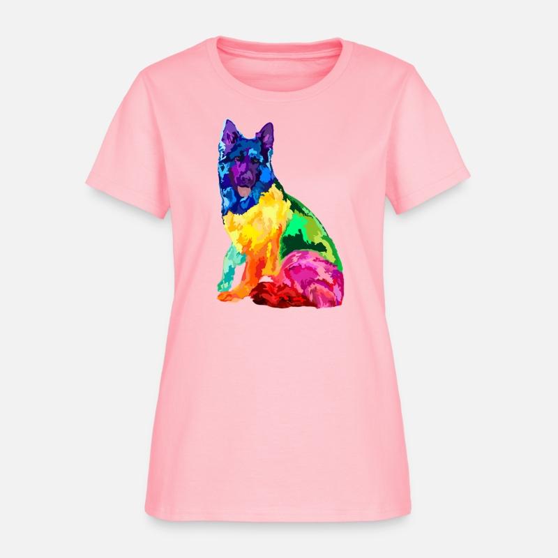 Dog Colorful German Shepherd s