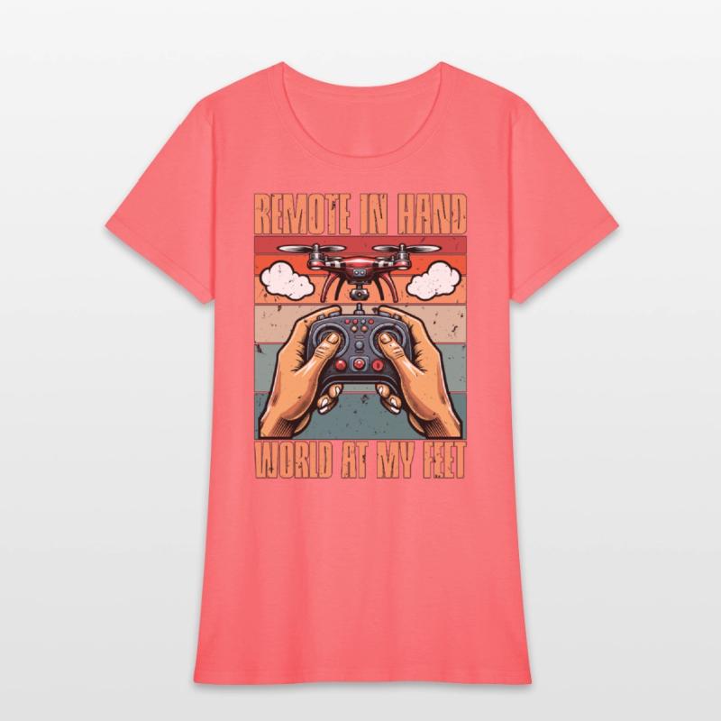 Drone Enthusiast Remote In Hand Drone Operator