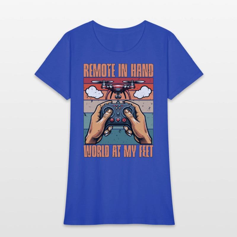 Drone Enthusiast Remote In Hand Drone Operator