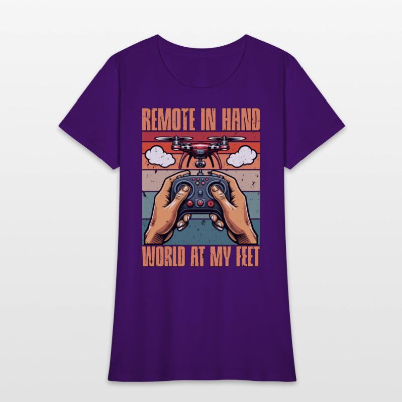 Drone Enthusiast Remote In Hand Drone Operator