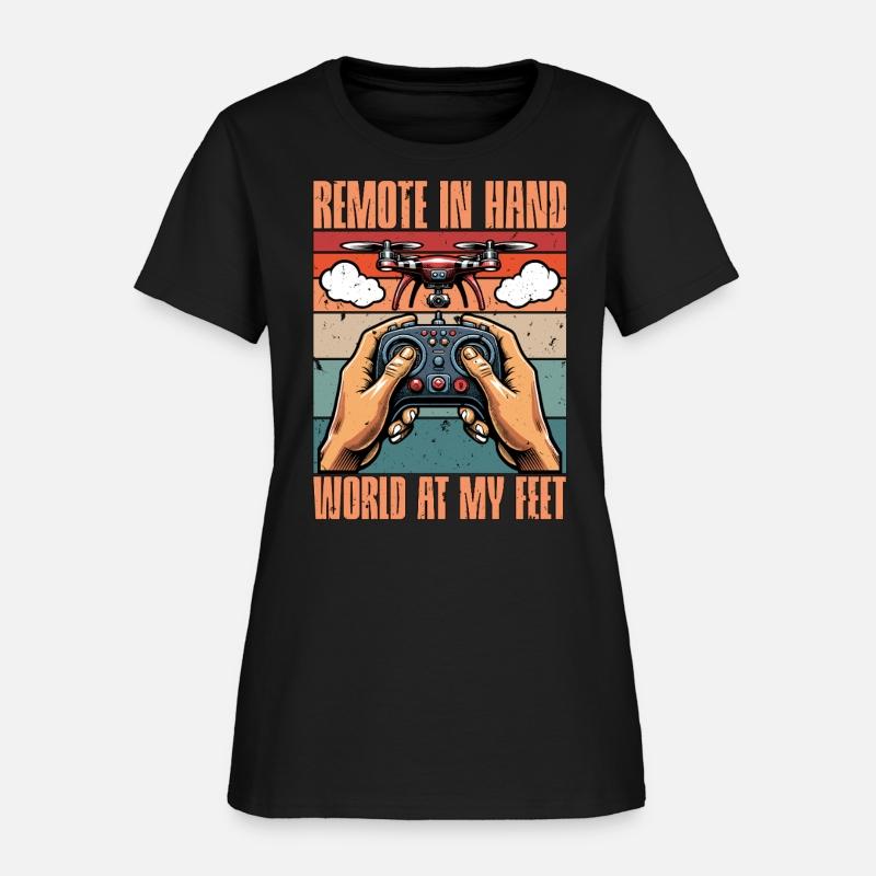 Drone Enthusiast Remote In Hand Drone Operator