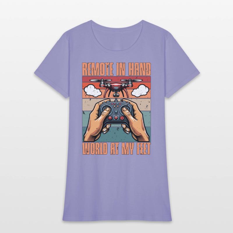 Drone Enthusiast Remote In Hand Drone Operator