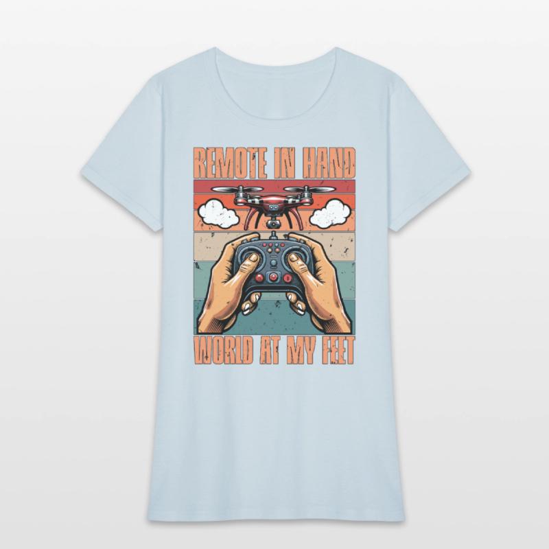 Drone Enthusiast Remote In Hand Drone Operator