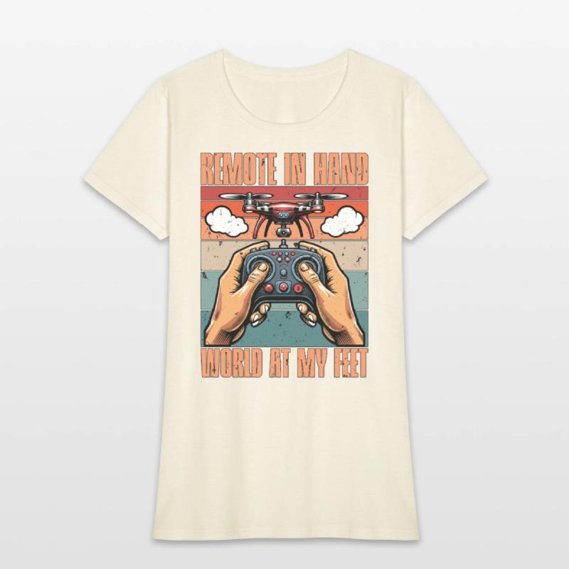 Drone Enthusiast Remote In Hand Drone Operator