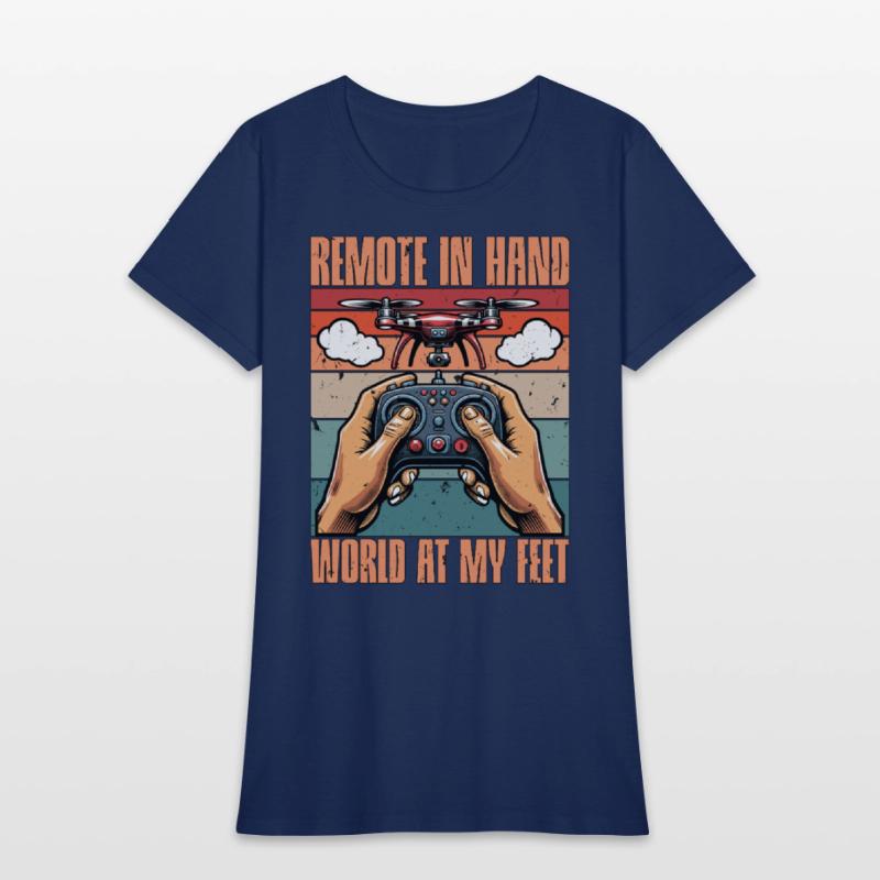 Drone Enthusiast Remote In Hand Drone Operator