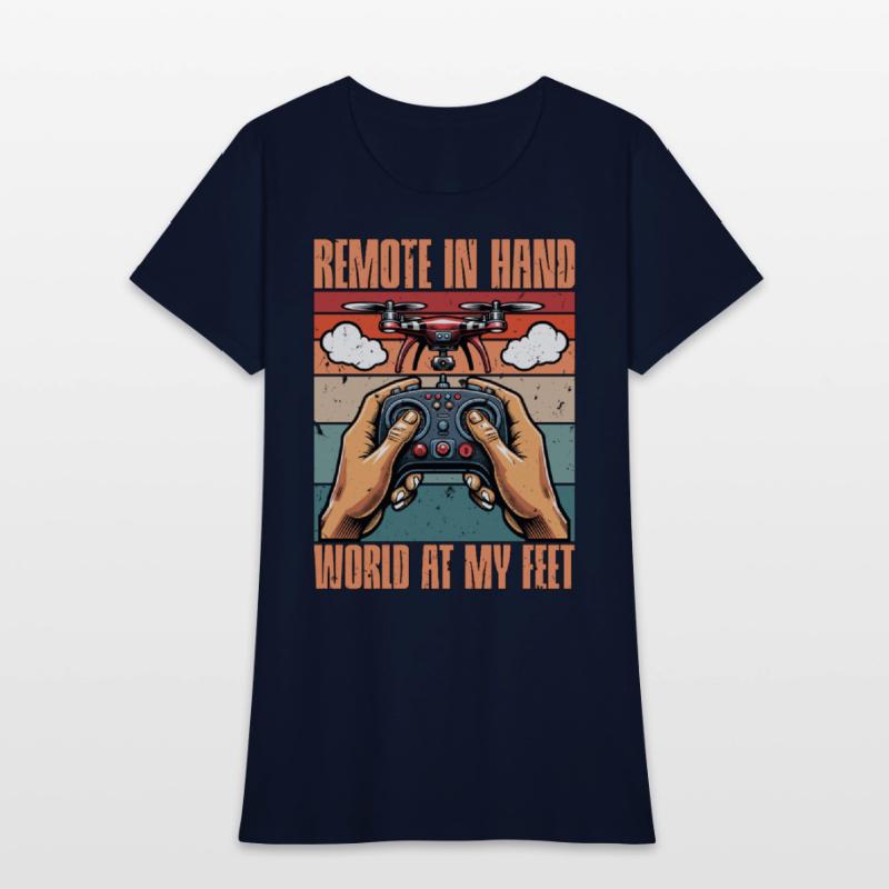 Drone Enthusiast Remote In Hand Drone Operator