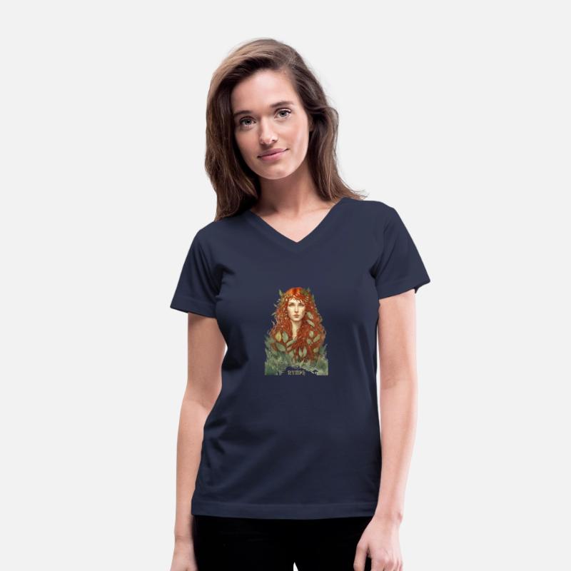 druid red hair spring forest elf nature