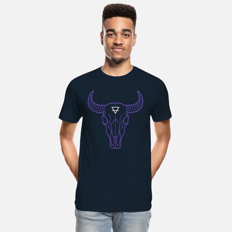 Earth Symbol Bull Skull | Mystic Minimal Art