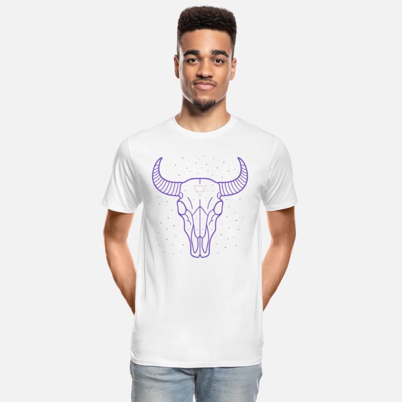 Earth Symbol Bull Skull | Mystic Minimal Art