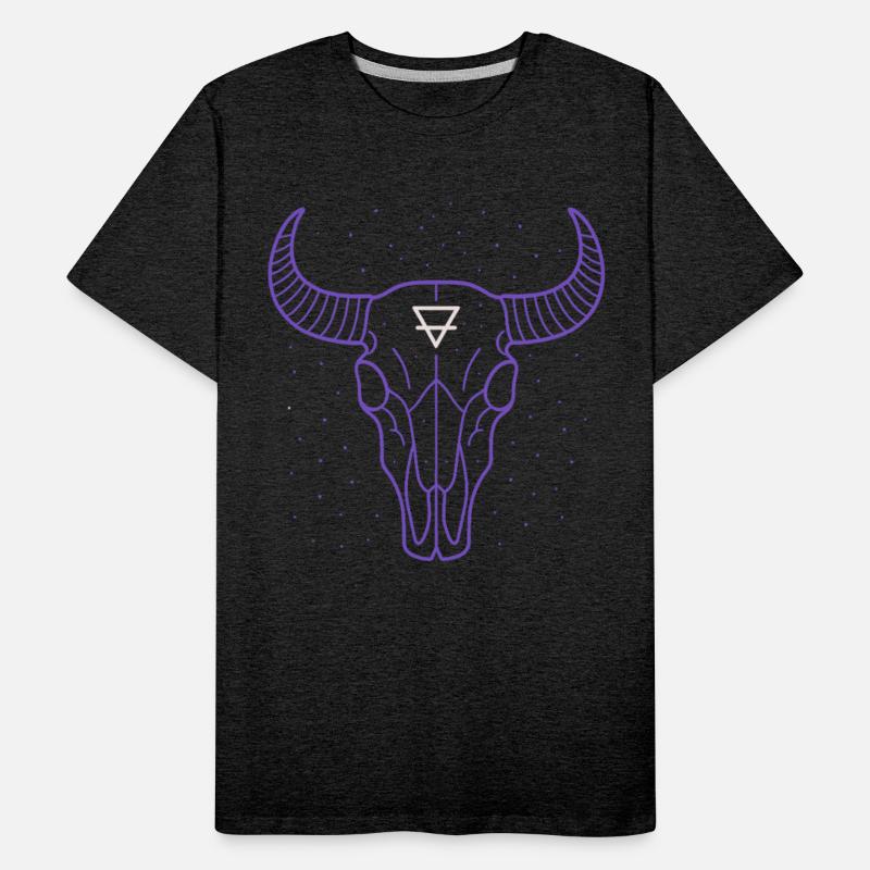 Earth Symbol Bull Skull | Mystic Minimal Art