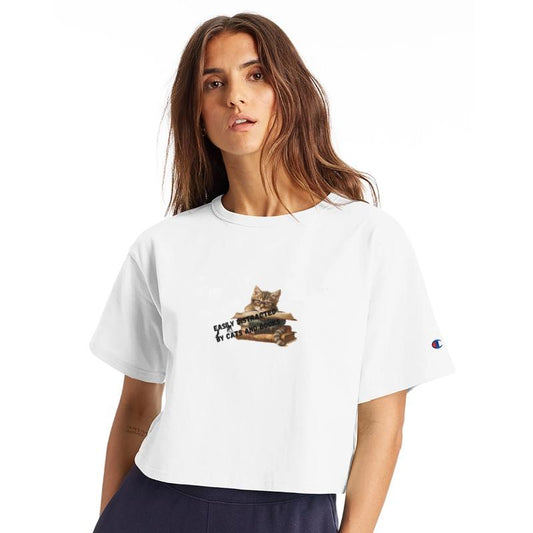 Easily Distracted By Cats And Books