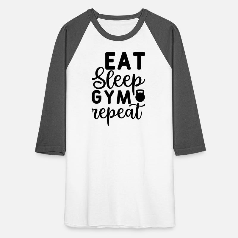 eat sleep gym repeat tshirt design 2023