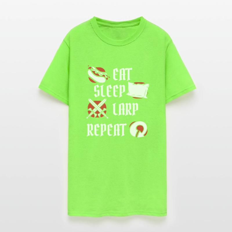 Eat Sleep LARP Repeat LARPing Weapons Armor