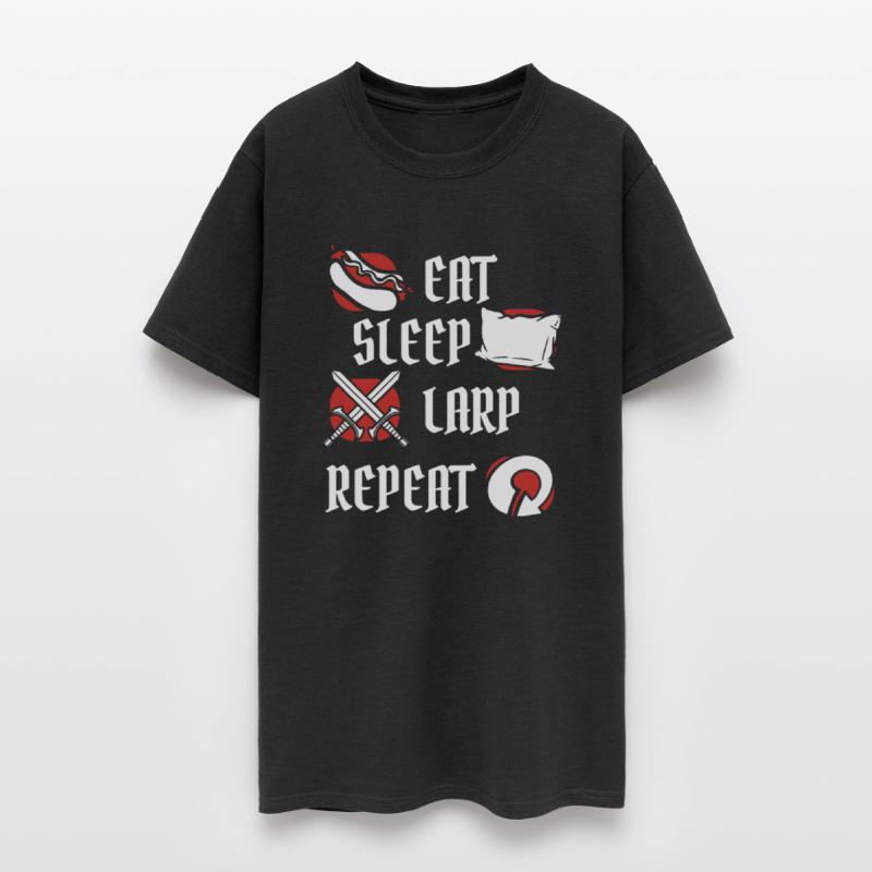 Eat Sleep LARP Repeat LARPing Weapons Armor