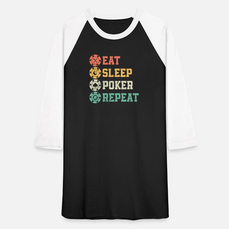 Eat Sleep Poker Repeat Card Player Gambling
