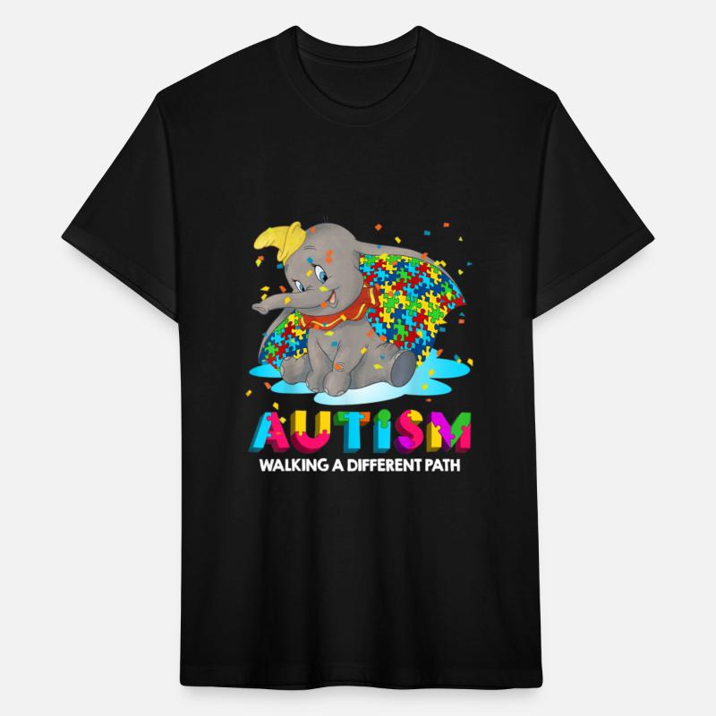Elephant Autism Walking A Different Path T shirt