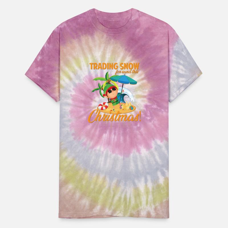 Elf's Beach Holiday-Christmas Escape Tee