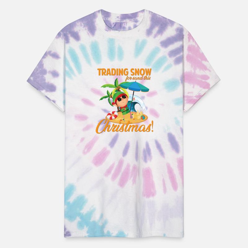 Elf's Beach Holiday-Christmas Escape Tee
