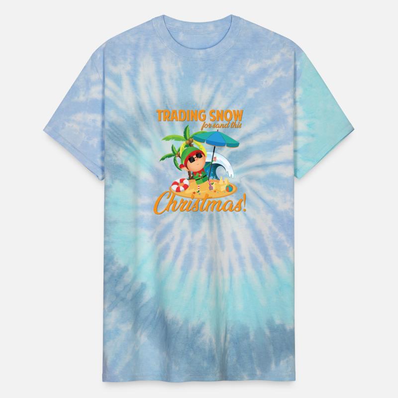 Elf's Beach Holiday-Christmas Escape Tee