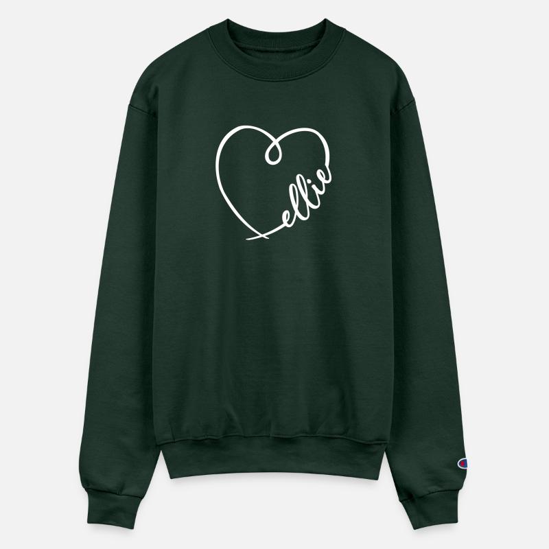 Ellie Name Heart Calligraphy