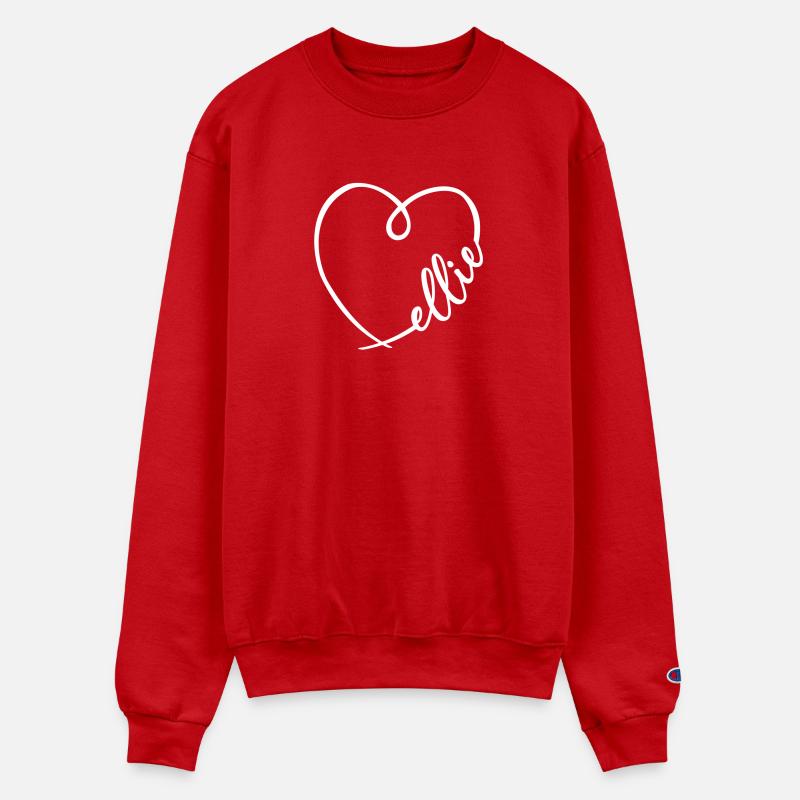 Ellie Name Heart Calligraphy