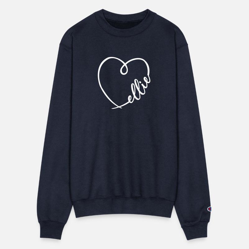 Ellie Name Heart Calligraphy