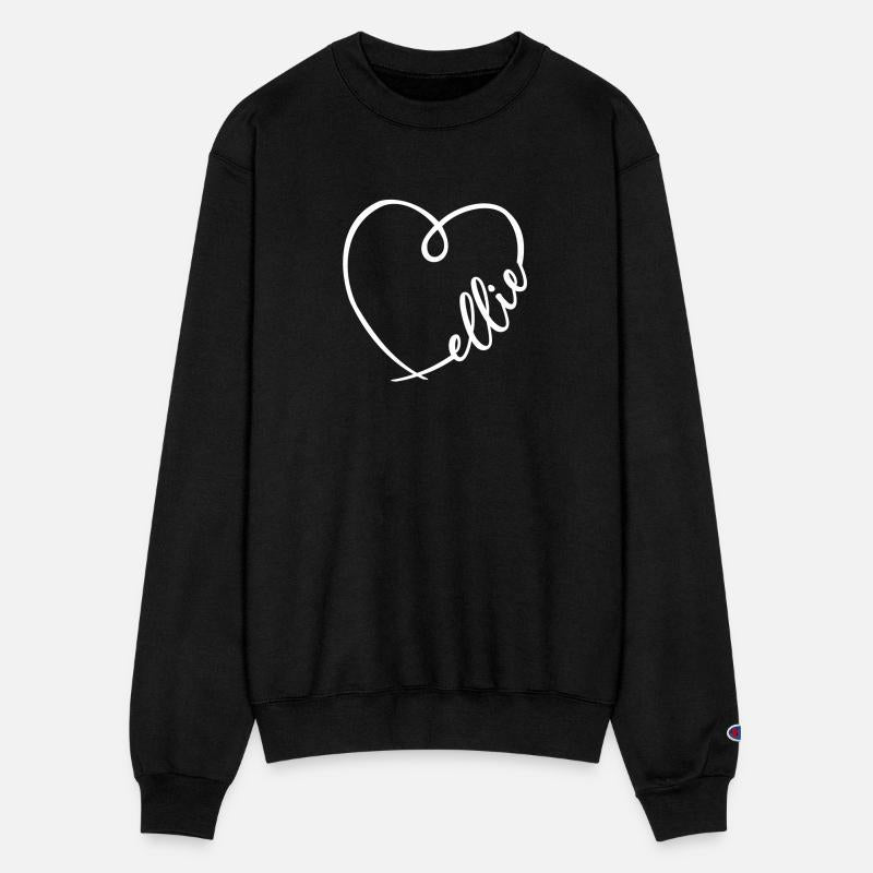 Ellie Name Heart Calligraphy