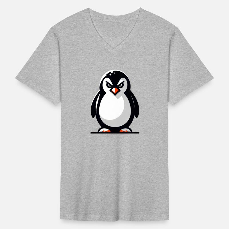 Evil Penguin with Bad Look