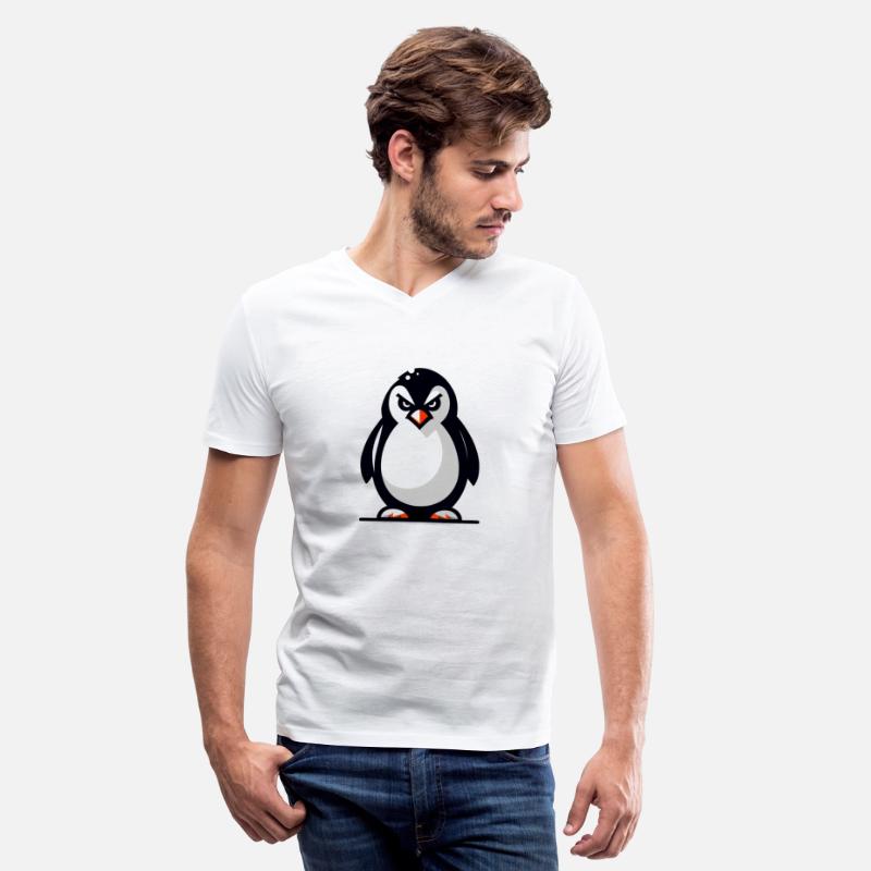 Evil Penguin with Bad Look